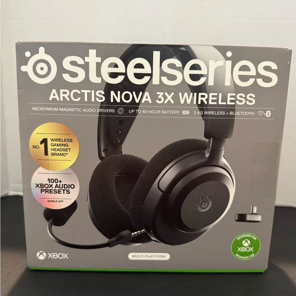 SteelSeries Arctis Nova 3X Wireless Headset - Black